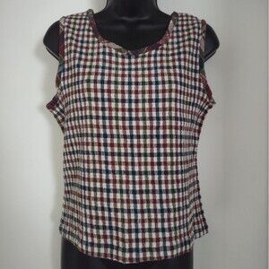90s Plaid Tank Top
